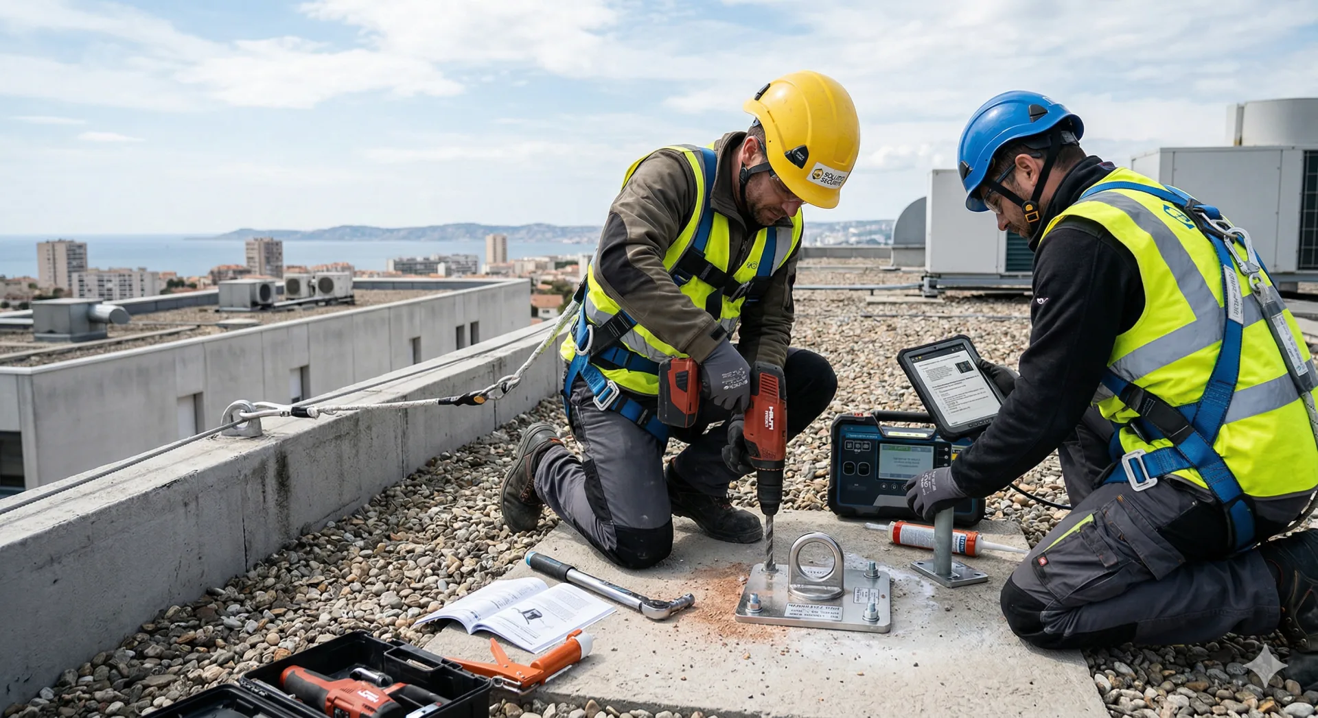 Mise en service de point d'ancrage - Alt Contrôle 28